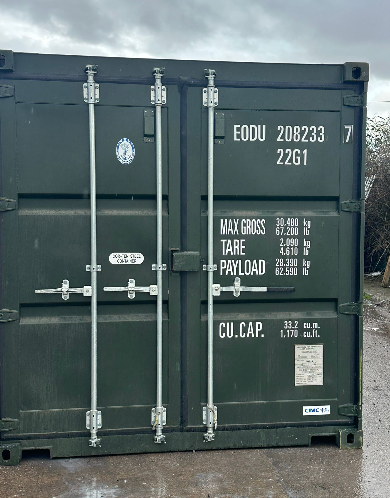One-Trip 20ft Shipping Container for Sale – Like New Condition